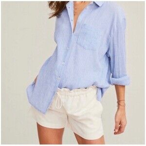 Hatch Cream Lula Maternity Shorts
